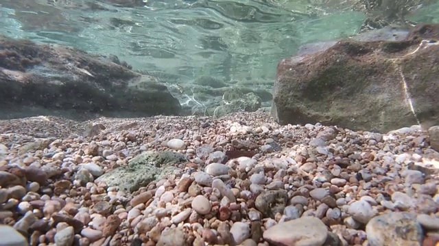 地中海海床的景象视频下载