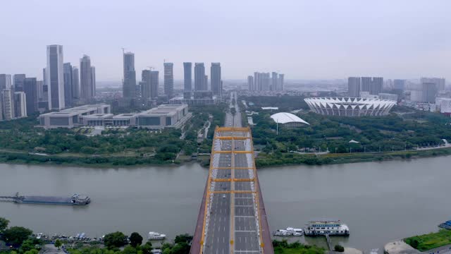 广东佛山的城市景观视频素材