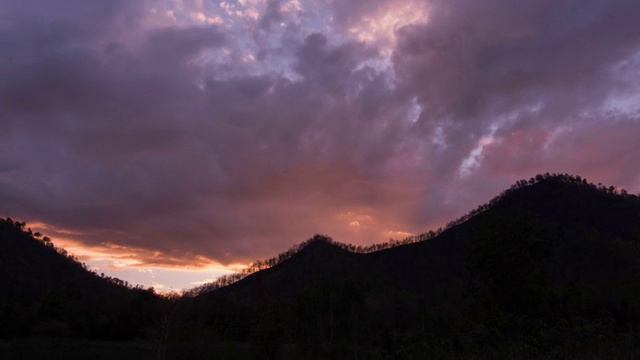 落日山视频素材