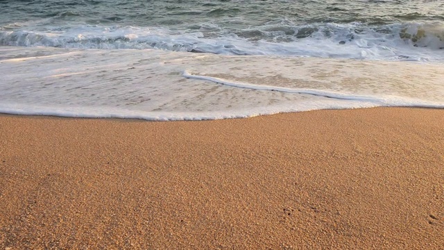 4K沙滩海浪视频素材