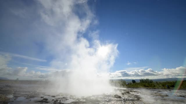 Strokkur Geysir, Haukadalur, Sudurland, 冰岛视频素材