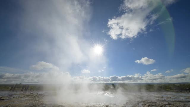 Strokkur Geysir, Haukadalur, Sudurland, 冰岛视频素材