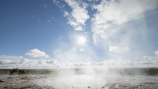 Strokkur Geysir, Haukadalur, Sudurland, 冰岛视频素材