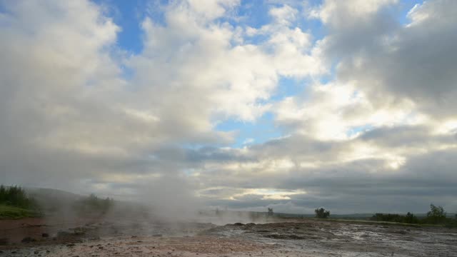 Strokkur Geysir, Haukadalur, Sudurland, 冰岛视频素材