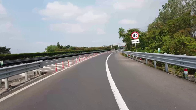 公路弯道及室外自然景观视频素材