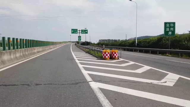 公路弯道及室外自然景观视频素材