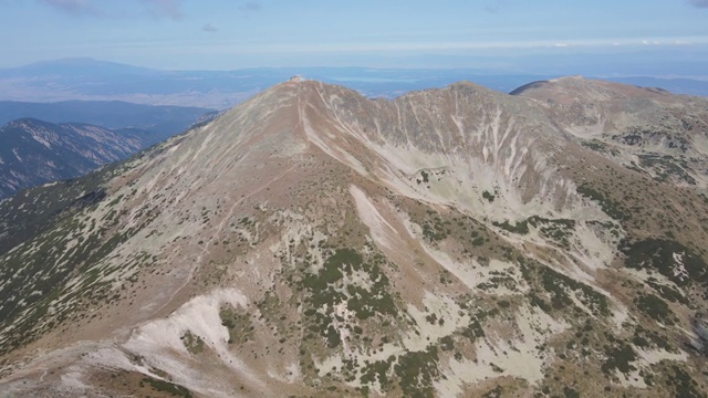 保加利亚瑞拉山的穆萨拉峰视频素材