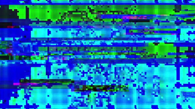 数字故障叠加效果视频素材