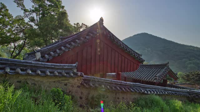 韩国庆州阳东村/庆州西，庆尚北道视频素材