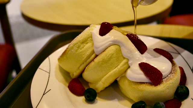 日本松饼风格视频素材