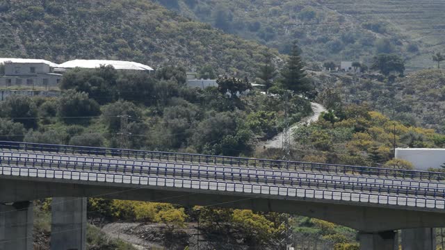 公路或公路交通安达卢西亚地中海景观视频素材