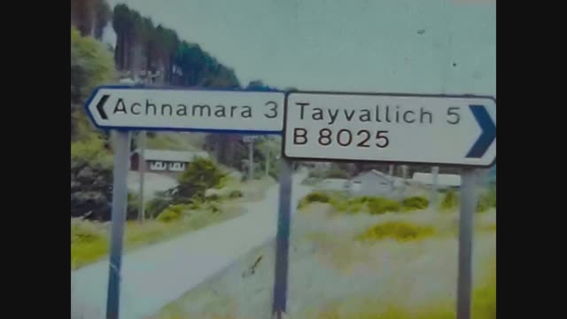 Tayvallich 1966, Tayvallich的观点在英国6视频素材