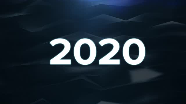 2020 - 2021年改变新年快乐2021霓虹灯背景新年决议概念视频素材