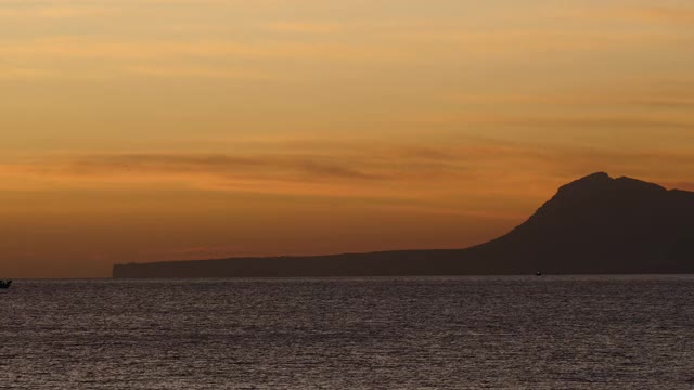 日出海面，海景视频素材