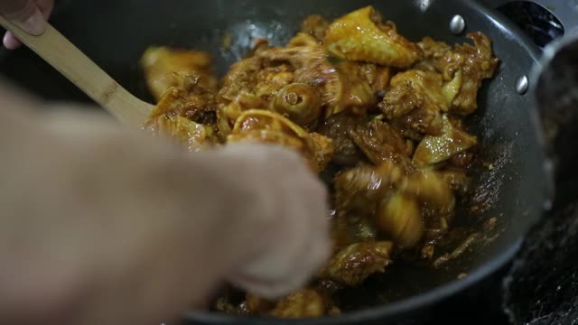 马来西亚准备食物视频素材