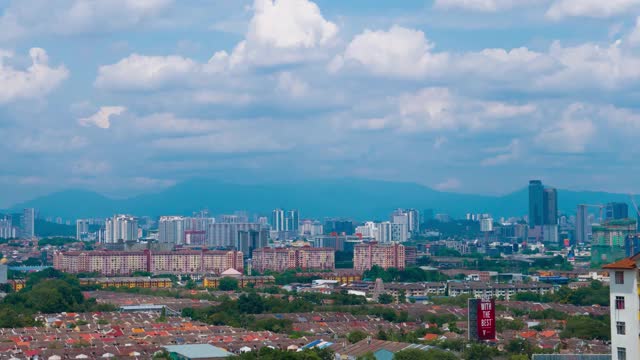 城市景观时光流逝视频素材