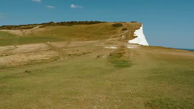 七姐妹，Cuckmere Haven, Sussex，英格兰，英国视频素材