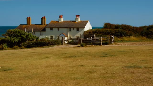 七姐妹，Cuckmere Haven, Sussex，英格兰，英国视频素材