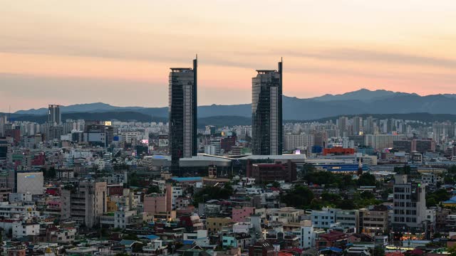 大田车站和韩国铁路网管理局/东谷，韩国大田视频素材