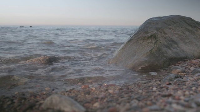 波罗的海平静。小波。视频素材