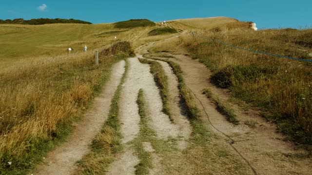 七姐妹，Cuckmere Haven, Sussex，英格兰，英国视频素材