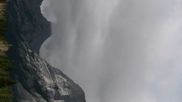 天气越过山顶视频素材