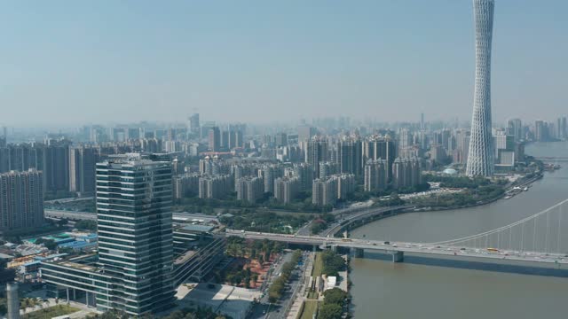 城市交通鸟瞰图视频素材