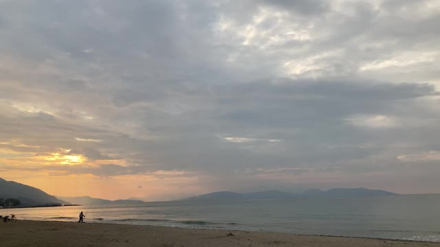 美丽的空白的海滩视频素材