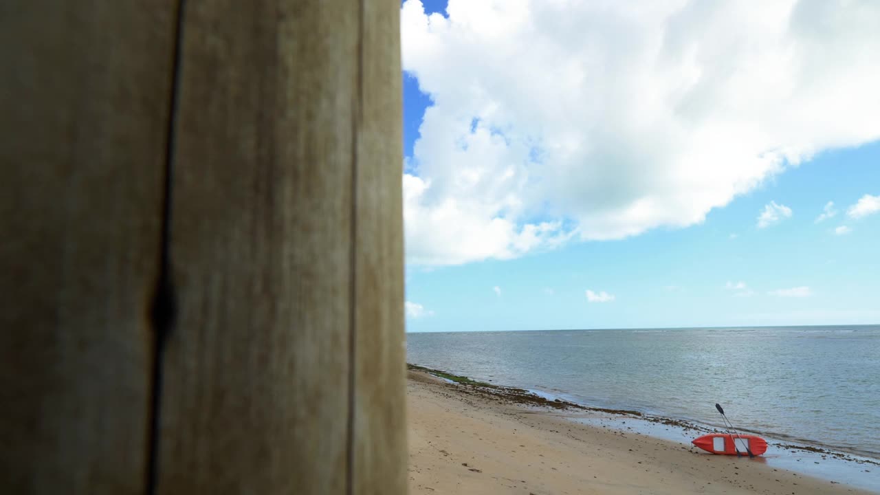 巴西巴伊亚岛Arraial da Ajuda beach视频素材