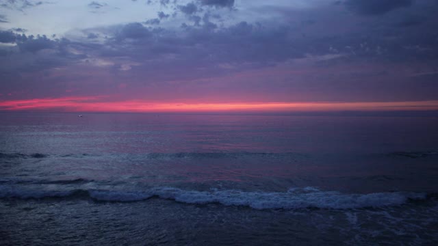 海上日落视频素材