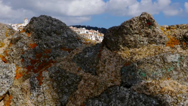 西班牙拉弗朗克帕拉弗鲁格尔海岸全景，4k视频素材