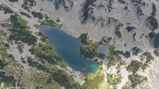 长湖，皮林山，保加利亚视频素材