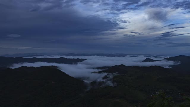 山巅视图的时间流逝视频下载