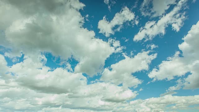 天空中云的时间流逝视频素材