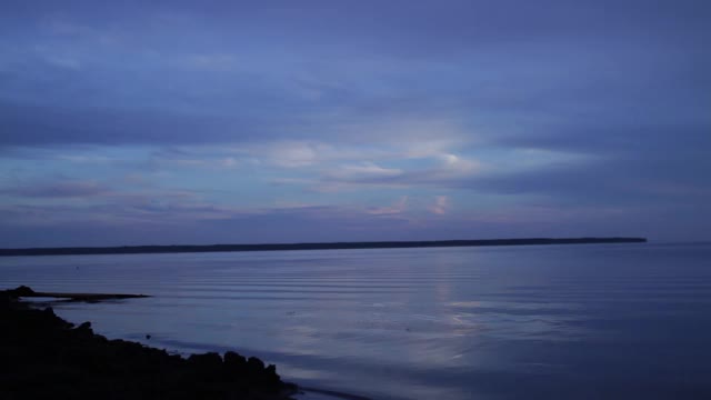 神奇的海上日落视频素材