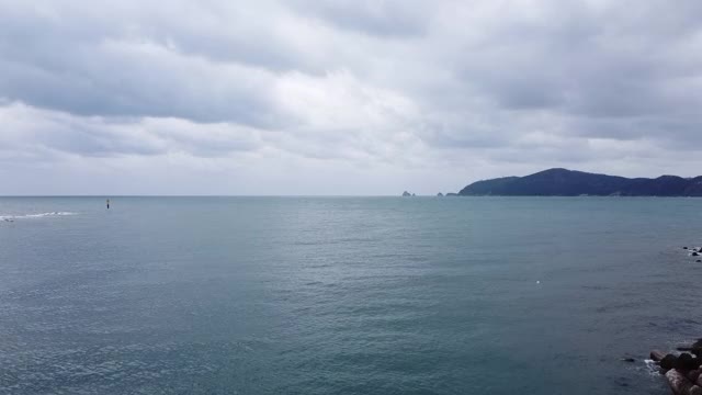 海云台海滩/釜山，韩国视频素材