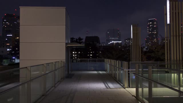 日本东京市中心，东京夜景视频素材