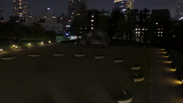 日本东京市中心，东京夜景视频素材