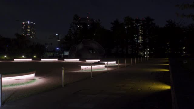 日本东京市中心，东京夜景视频素材