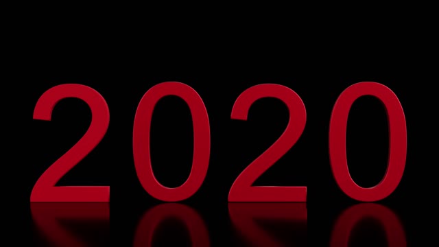 新2021年。2021代替2020视频素材