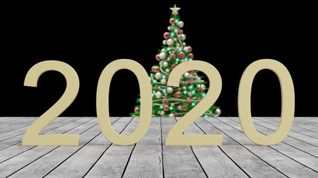 新2021年。2021代替2020视频素材