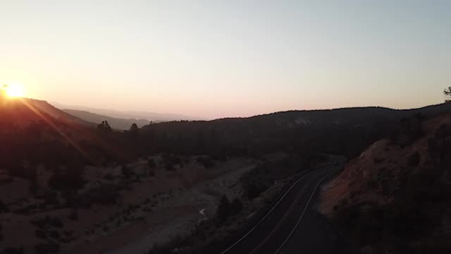 犹他州布莱斯峡谷附近的hoodoo视频素材