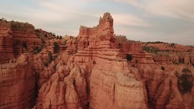 犹他州布莱斯峡谷附近的hoodoo视频素材