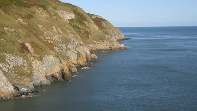 豪斯村附近的海岸景观视频素材