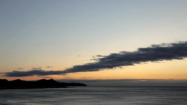 龟川海岸的日出景色视频下载