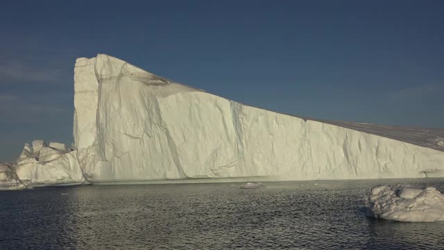 冰山格陵兰岛。视频素材