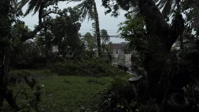 超级台风“戈尼”的袭击视频素材