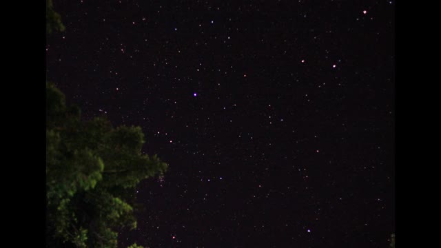 夜空中的星星视频素材