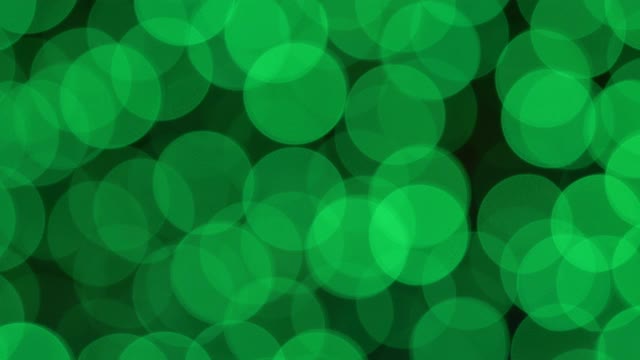 绿色霓虹灯装饰在圣诞节和新年。视频下载