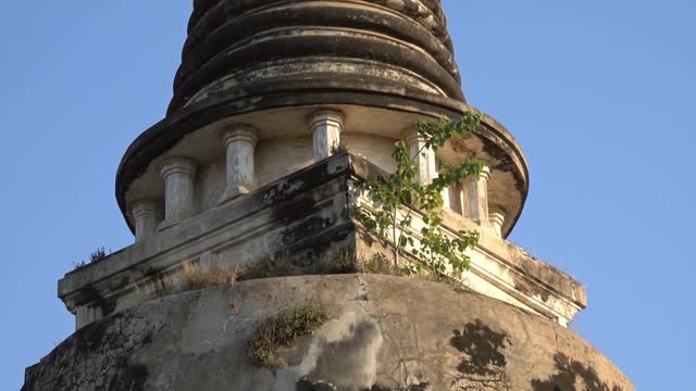 泰国大城府的佛寺视频素材